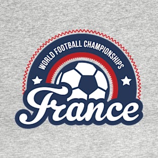 France Sunrise World Football Championship 2018 T-Shirt